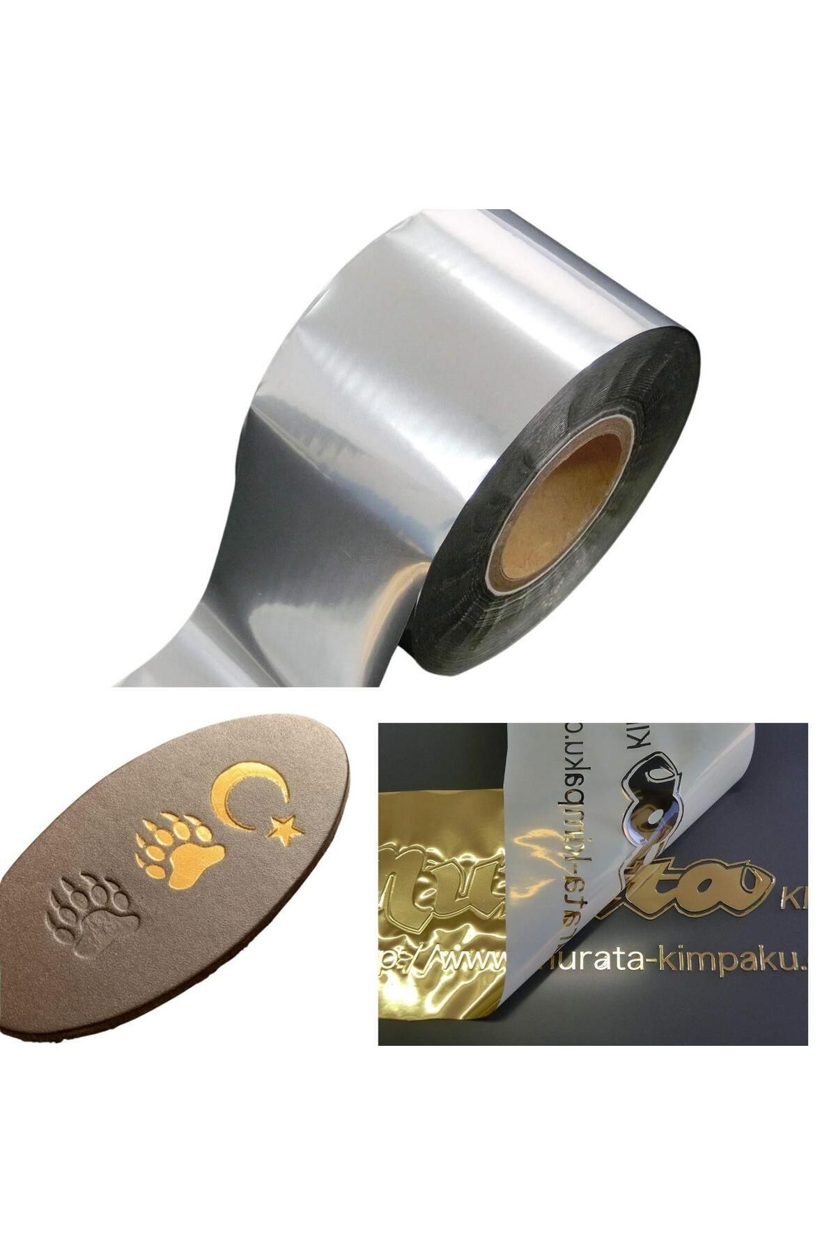 AiryFooT Klişe Baskı Yaldızı, 3 cm x 120 mt Şerit Yaldız Baskı