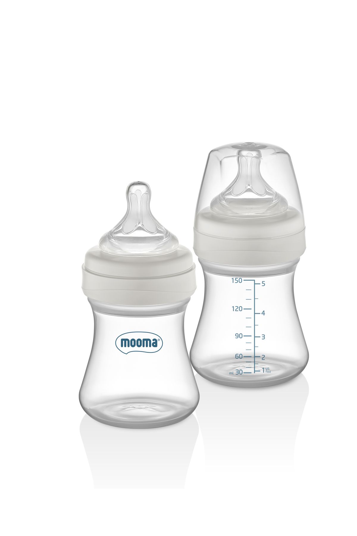 MOOMA Kindy Antikolik Pp Biberon 150 ml 6-18 Ay (ORTA AKIŞ) - Grey Goose