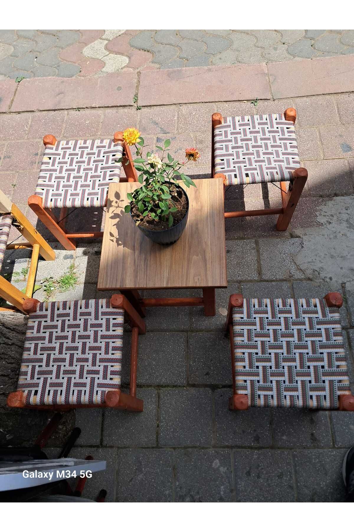 Home ahşap tabure