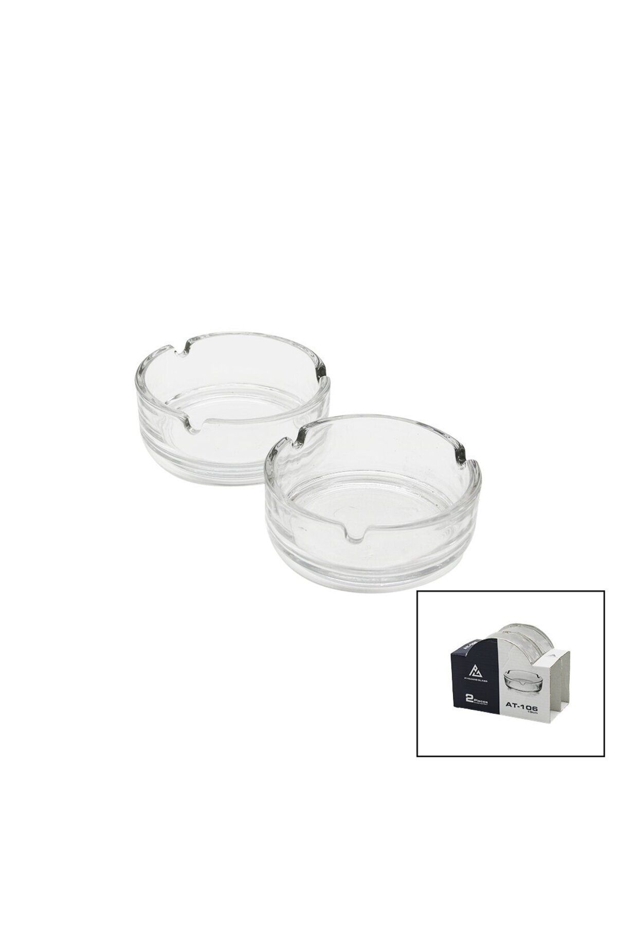 Zayla 2PCS 10CM CAM - DÜZ YUVARLAK KÜLLÜK (5165)