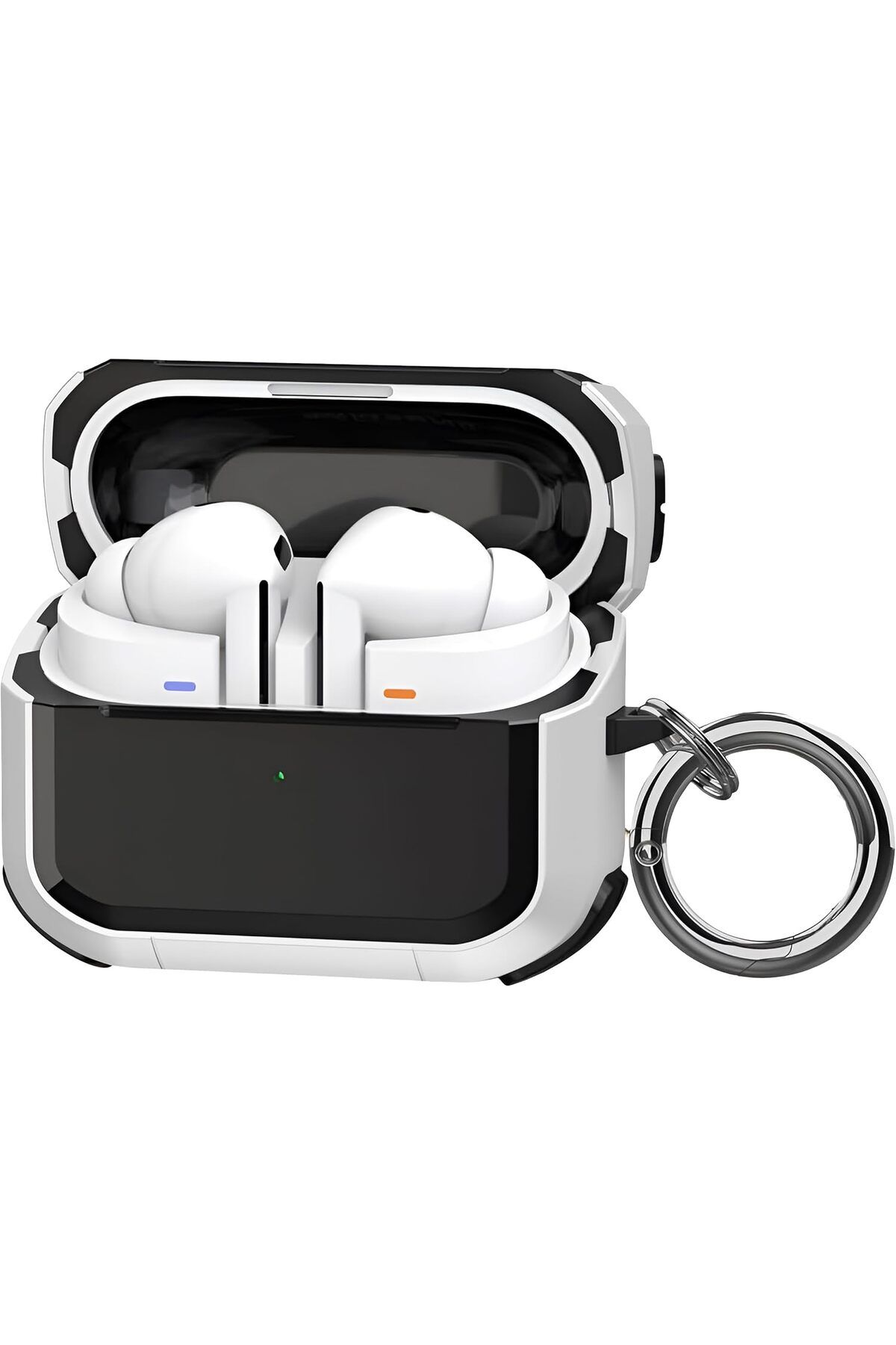 STOREMAX OZN Galaxy Buds 3 Pro ve Buds 3 Uyumlu Darbelere Karşı Ultra Güçlü Çift Renkli Sert Kenar Mat
