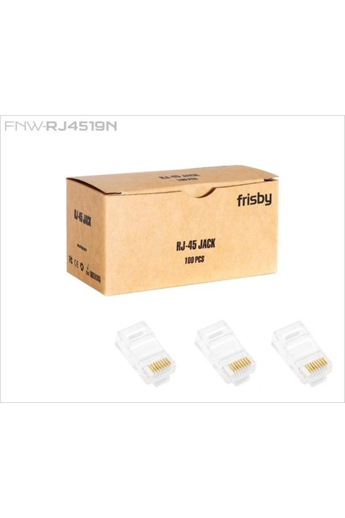 ShopNova FRISBY FNW-RJ4519N RJ45 CAT5 UTP 100 ADET KONNEKTOR