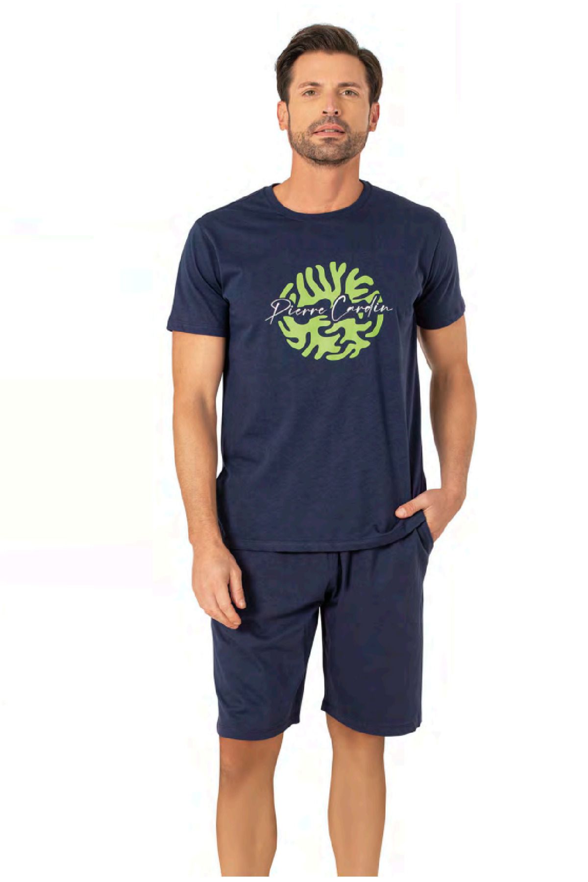 Pierre Cardin Erkek Şort Pijama Takımı 6074