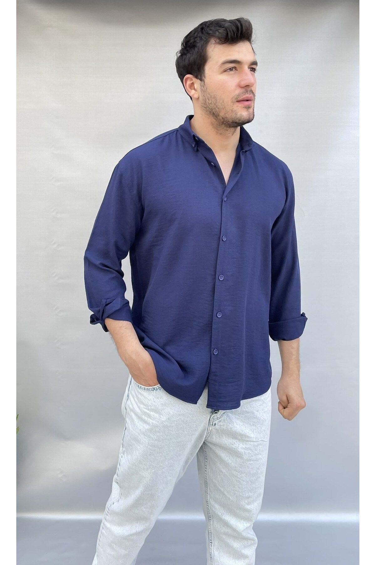 Casualmen32 2512 Keten Gömlek 045