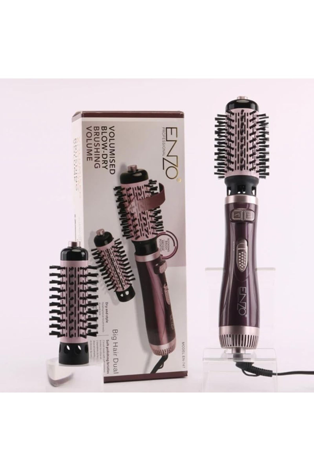 ENZO-EN-747 Rotating Hot Air Brush Styler - Intl Version 5