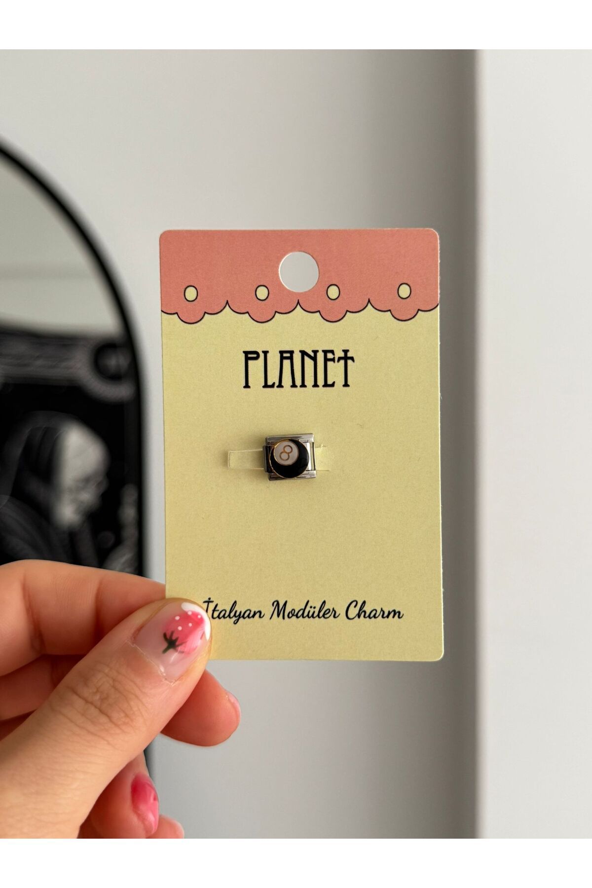 Planet Butik Bilardo Top Kartlı İtalyan Charm