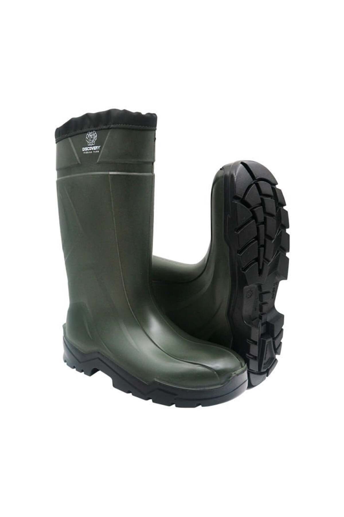 DFT  Hunter Yeşil Konçlu Avcı Çizmesi – Su Geçirmez, Kaymaz Taban Outdoor - Görsel 3