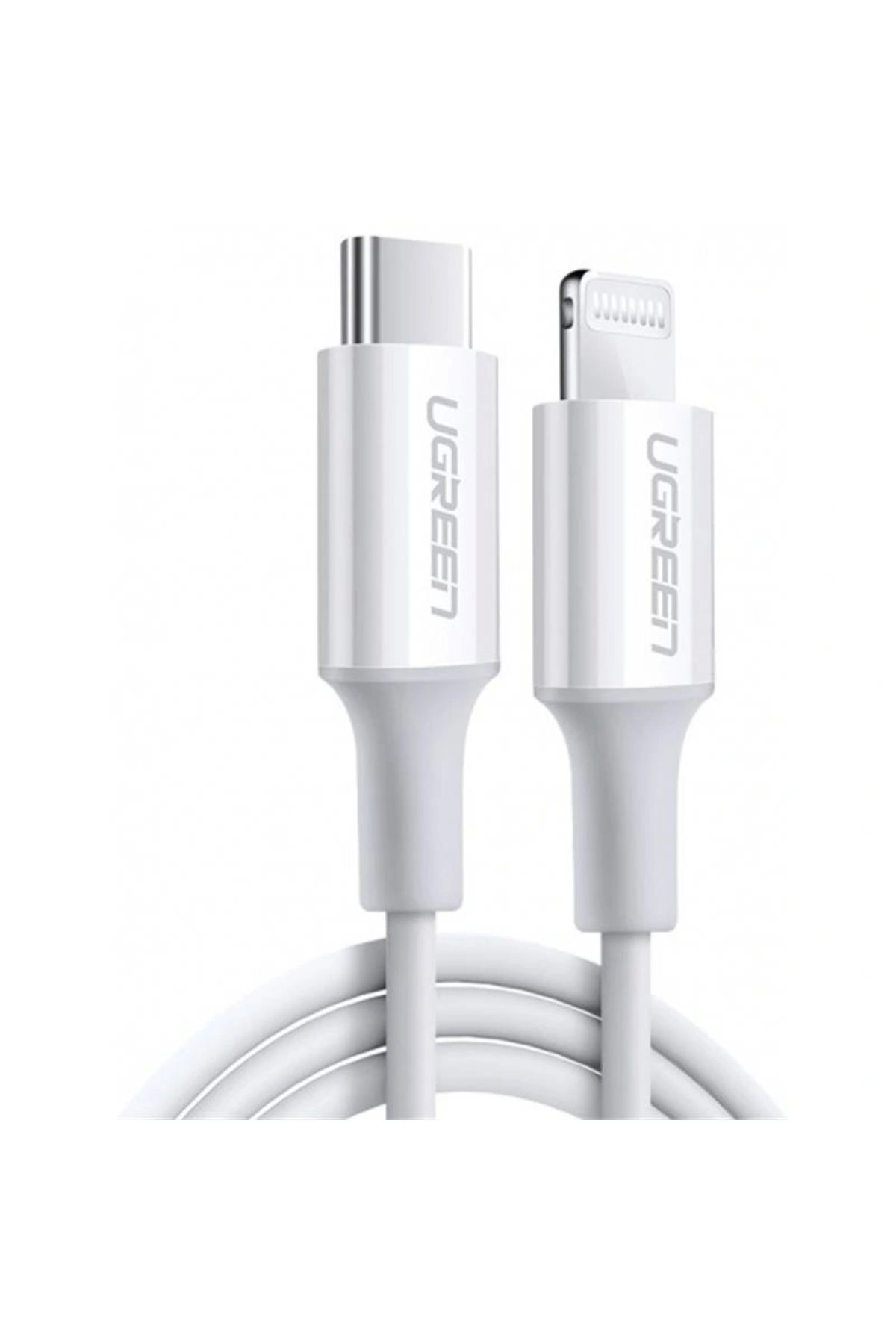 ShopNova UGREEN TYPE-C TO LIGHTNING 3A PD MFİ SERTİFİKALI HIZLI ŞARJ KABLOSU 1 MT BEYAZ 10493