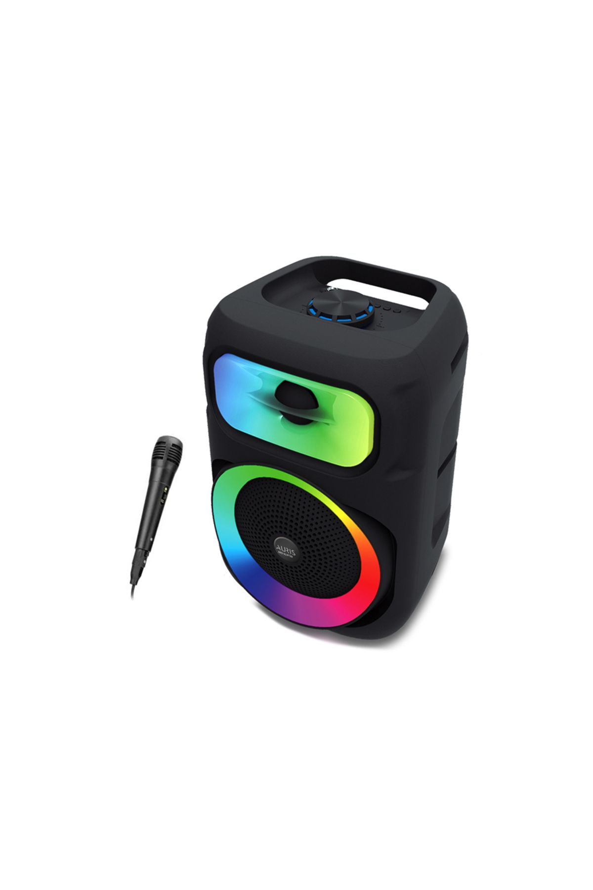 Auris KLN130 25W 8 inç Mikrofonlu RGB Bluetooth Hoparlör