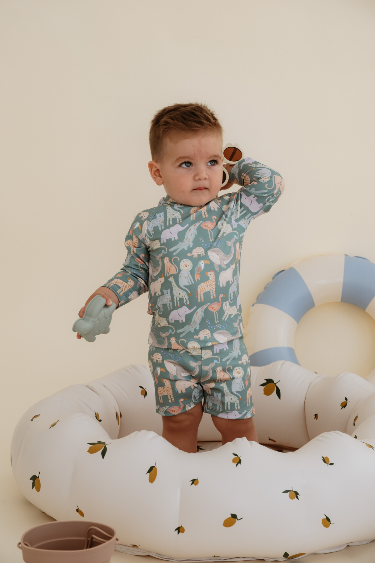 Lollie Baby&Kids Uv Korumalı Mayo 50 Upf Bebek & Çocuk - Safari fotoğrafı 4 (önizleme)