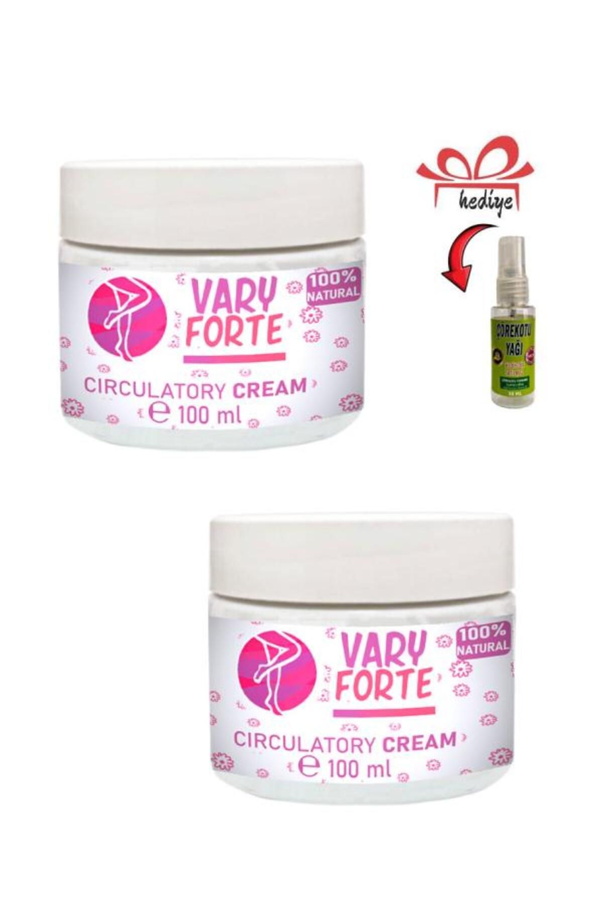 Dolce Vary Forte Varislerinize Karşı Rahatlatıcı Masaj Bakım Kremi 100 ml x 2 adet + Çörek Otu Yağıyla