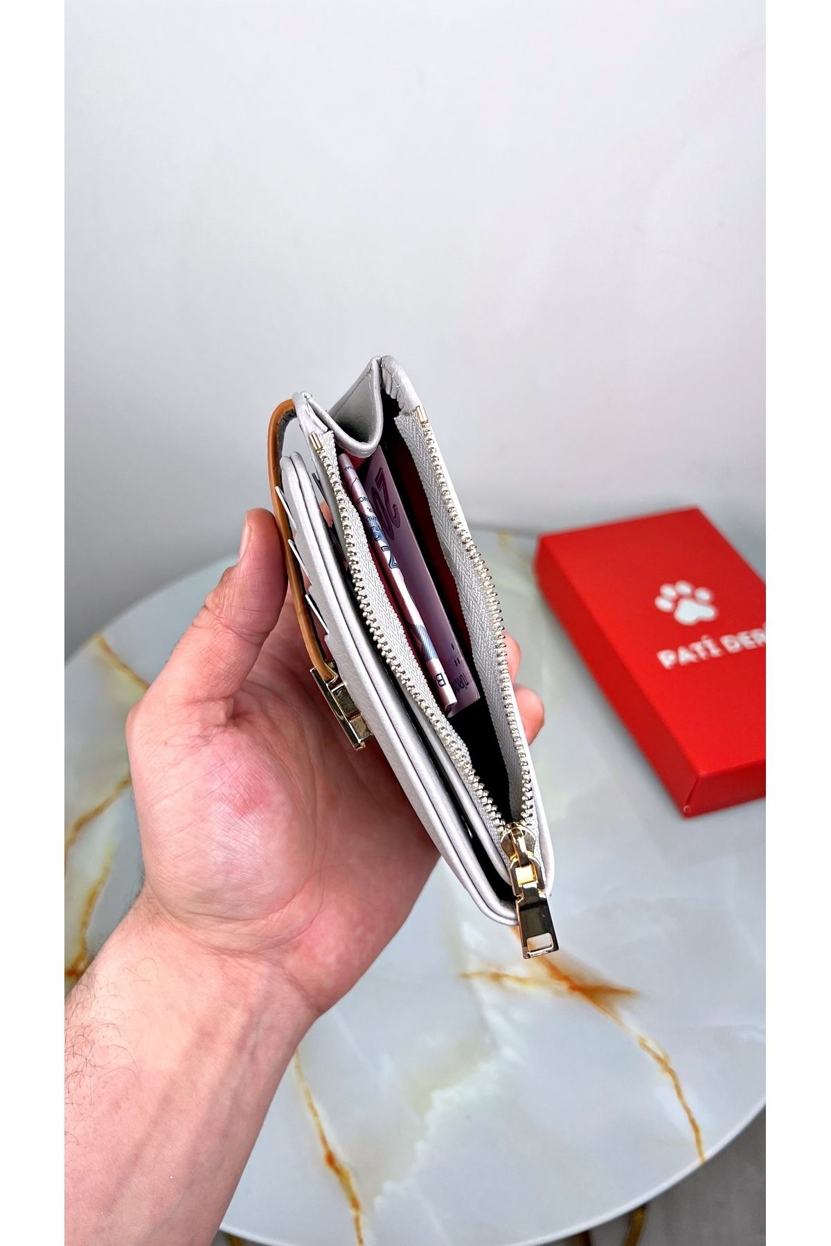 patideri-Pocket Size Vertical Mini Wallet with Plenty of Card Holders (Custom Printed Name) 6