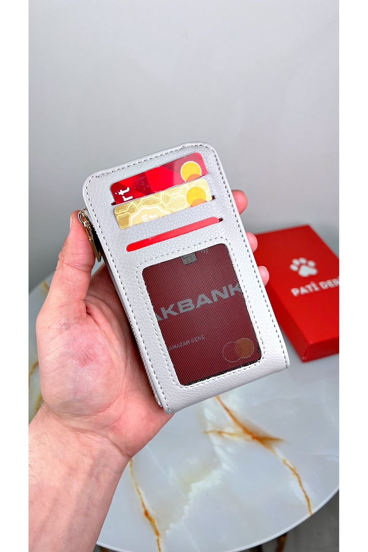 patideri-Pocket Size Vertical Mini Wallet with Plenty of Card Holders (Custom Printed Name) 8