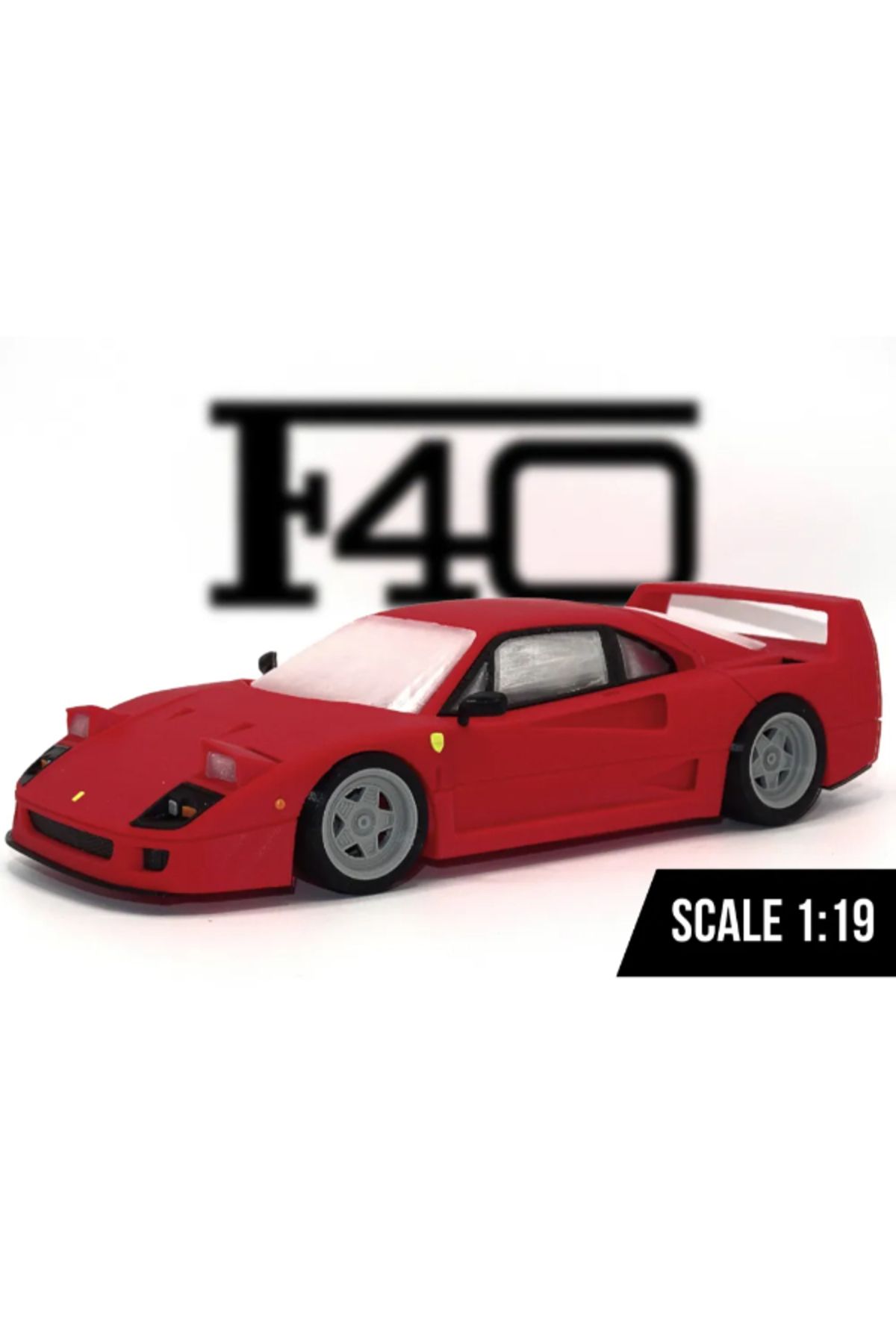 NOMOTHETIC Ferrari F40 Çok Parçalı 3D Model – AMS Uyumlu
