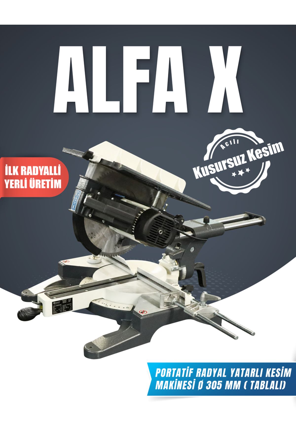 Özçelik ALFA X PORTATİF KESİM MAKİNESİ