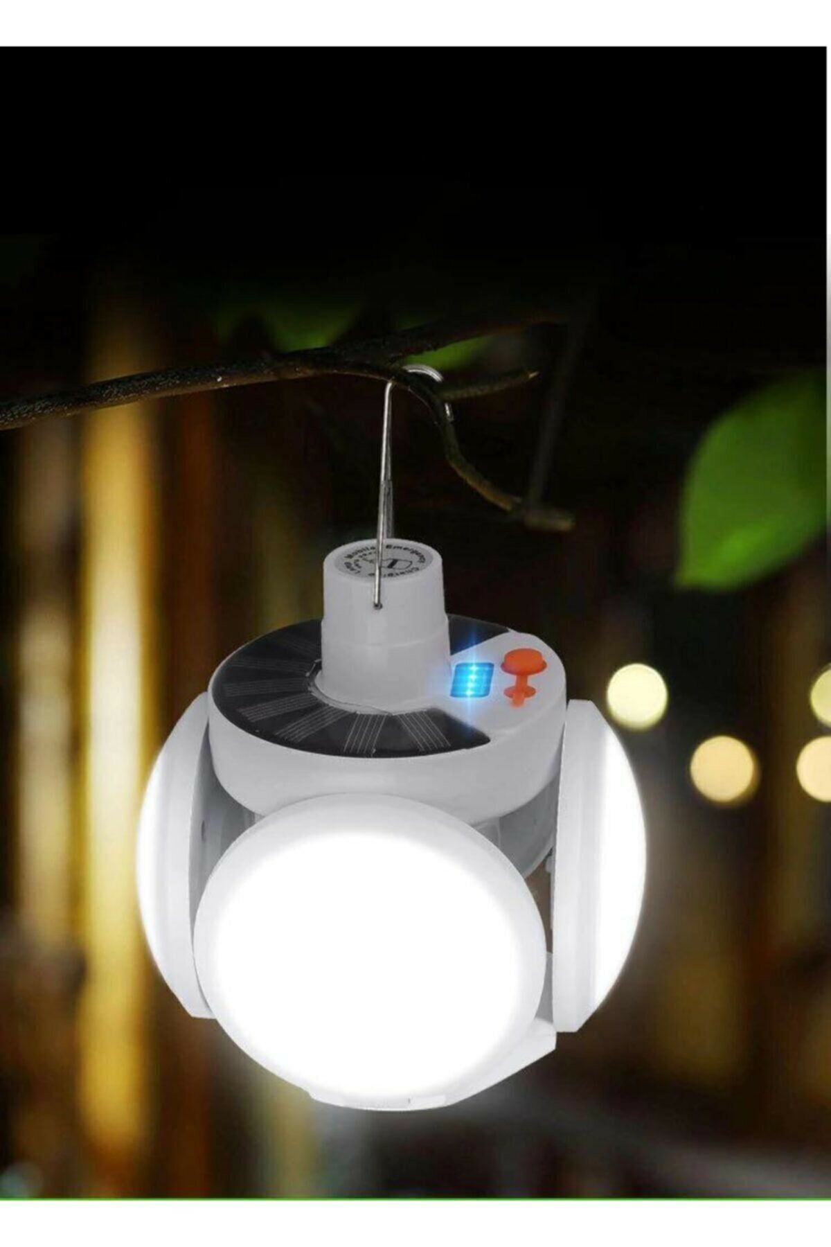 kuzenler store Solar 5 Kanatlı Kamp Lambası