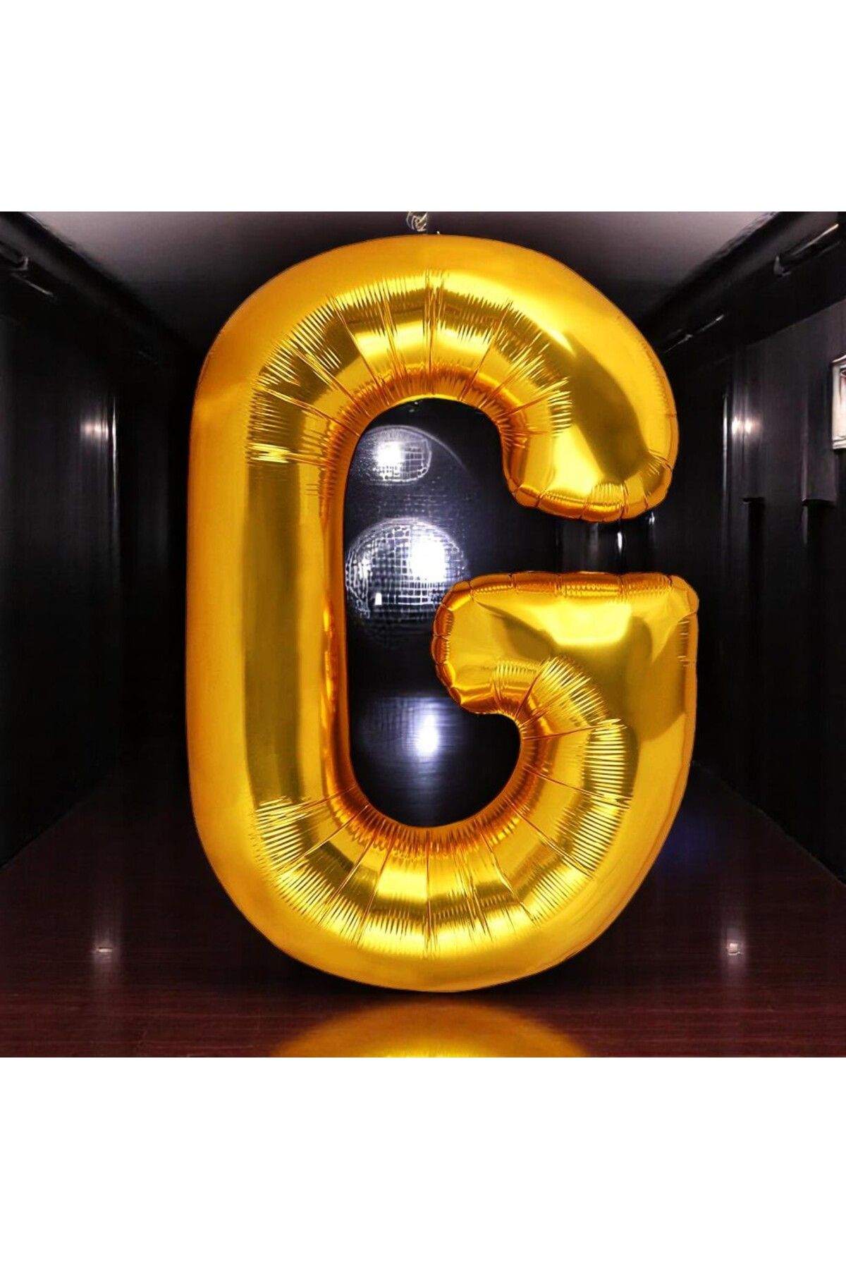 Kuzey VIP YÜKSEK KALİTE 1 METRE GOLD G HARFİ FOLYO BALON GOLD G HARF BALON HELYUM GAZINA UÇAN BALONA UYGUN