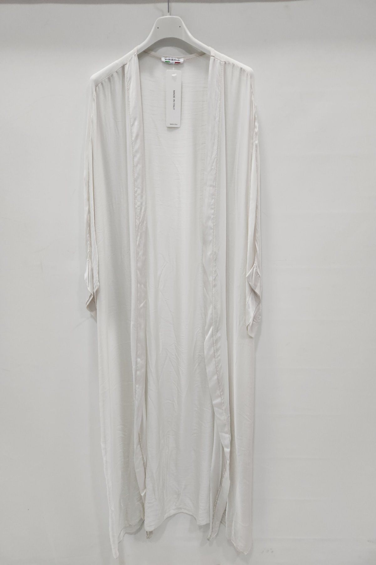 Luisido Kadın Bej İtalyan İpek Kaftan