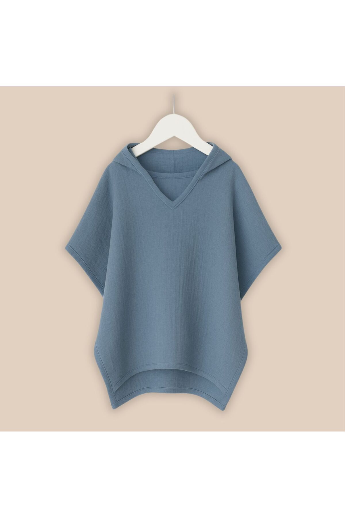 BABY HAN CONCEPT %100 PAMUK MÜSLİN BEBEK & ÇOCUK PANÇO