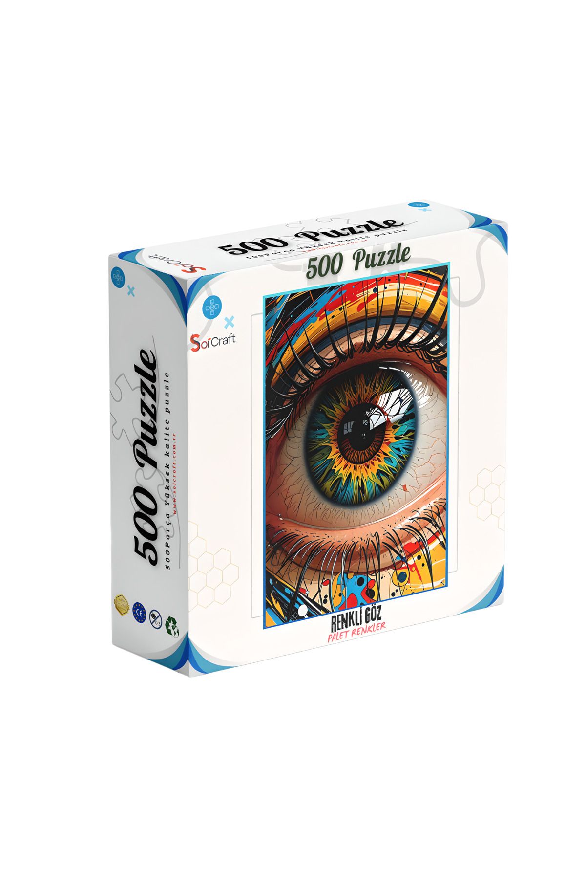 Soi Craft 500 Parça Puzzle Renkli Gözler