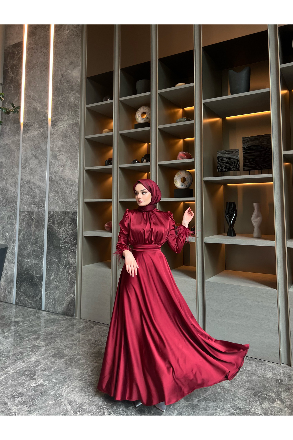 Butik Tesettür Abiye Elbise Sofia