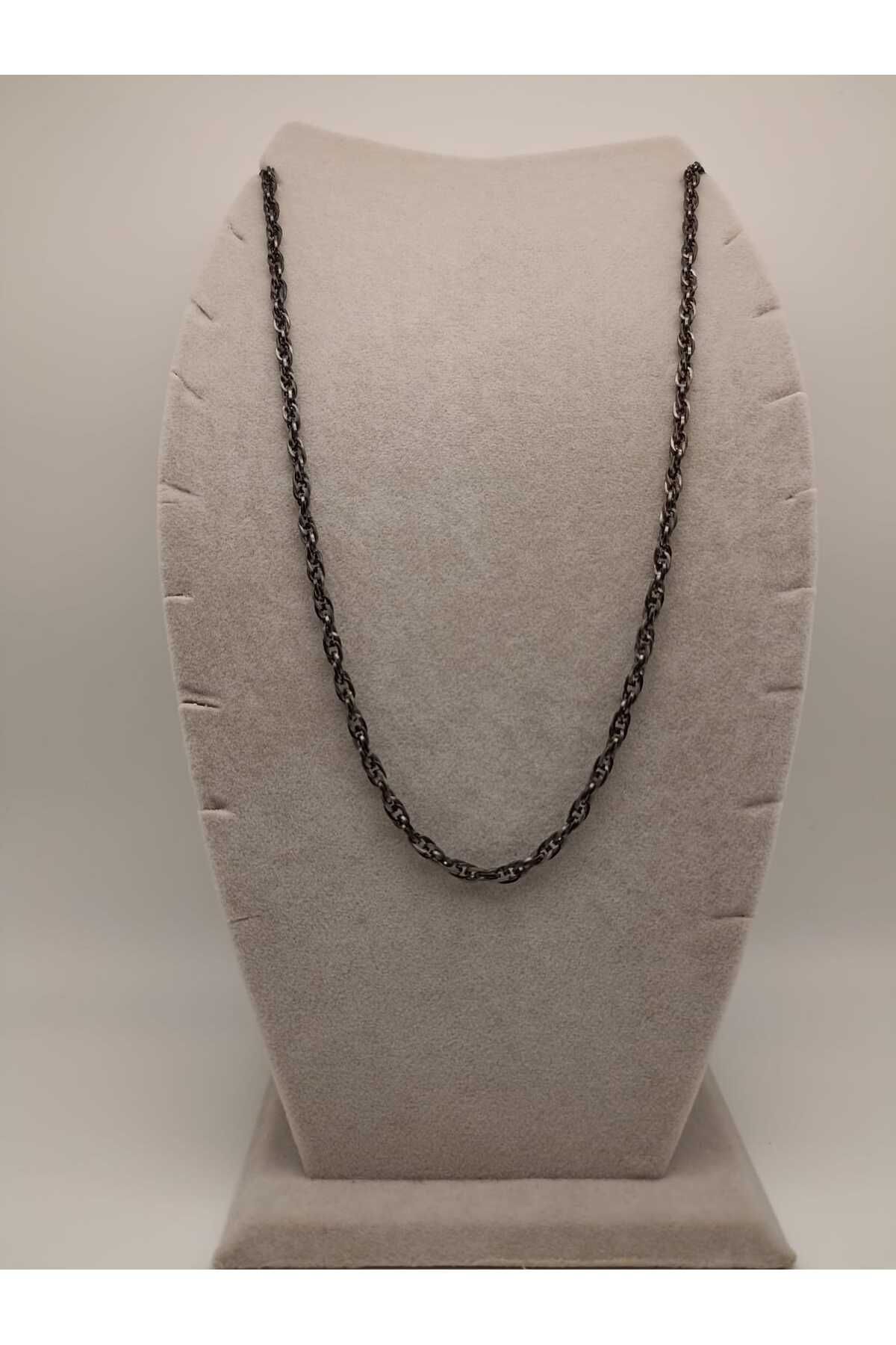 TLSMACCESORIES ERKEK ÇELİK KOLYE LACİVERT