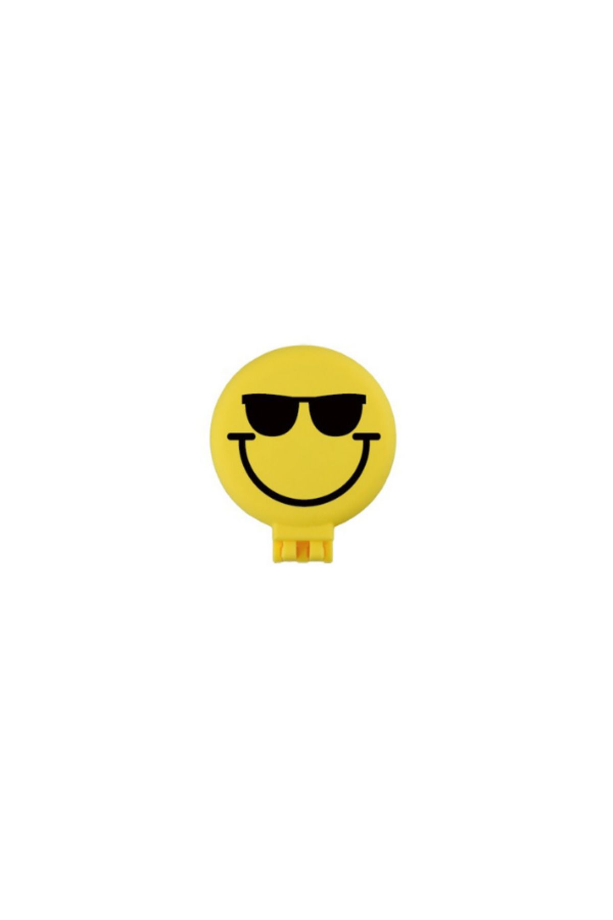 PROCO Beauty Makaron x SW. Smiley-Üç Boyutlu 3D Esnek Aynalı Çanta Boy Saç Fırçası-Compact Detangler