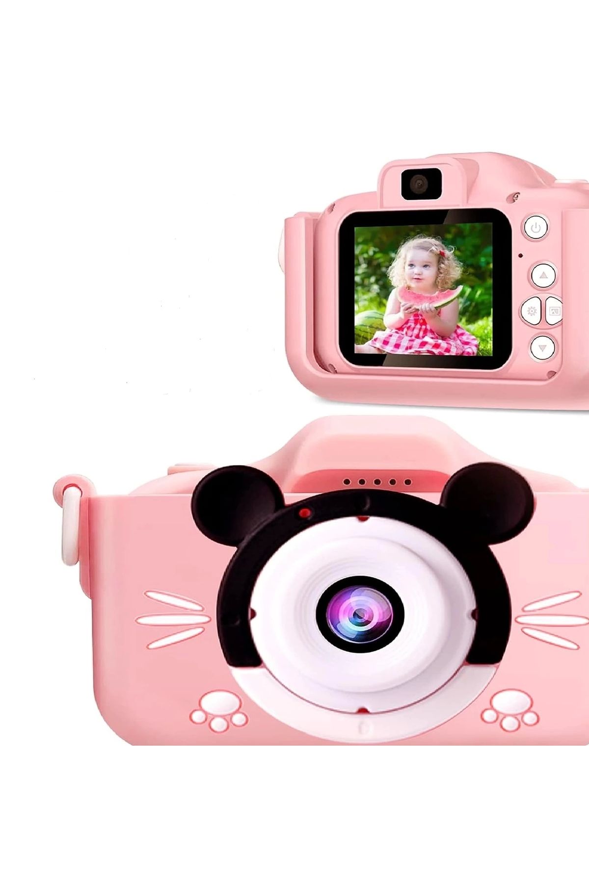 ShopNova Çocuk Dijital Fotoğraf Makinası 20 Mp Video Kaydedici 2.0 İnç Çift Kameralı