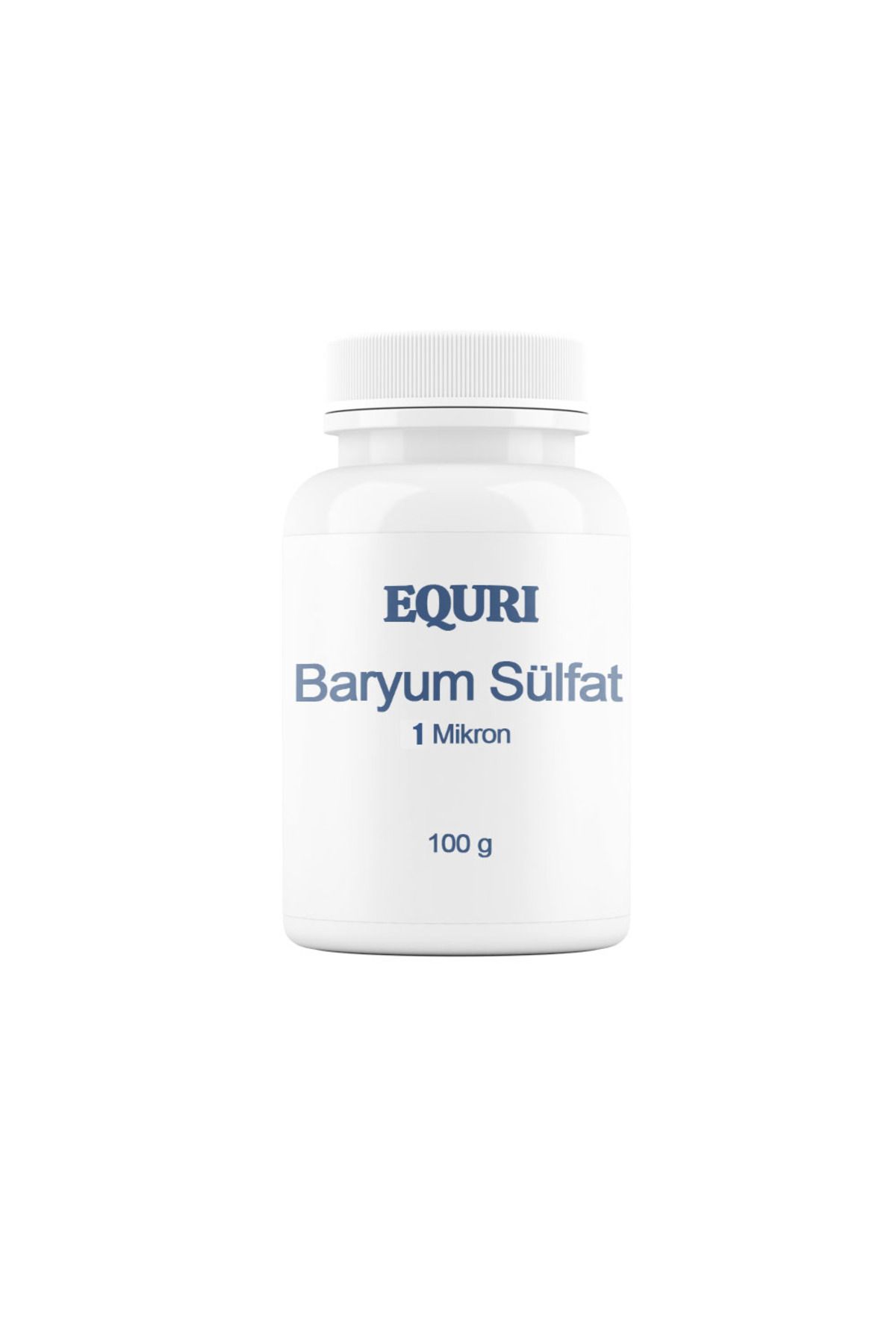 EQURİ Baryum Sülfat Chem Pure 1 Mikron 100 Gr (Baryum Sülfat Solüsyonu İçin)