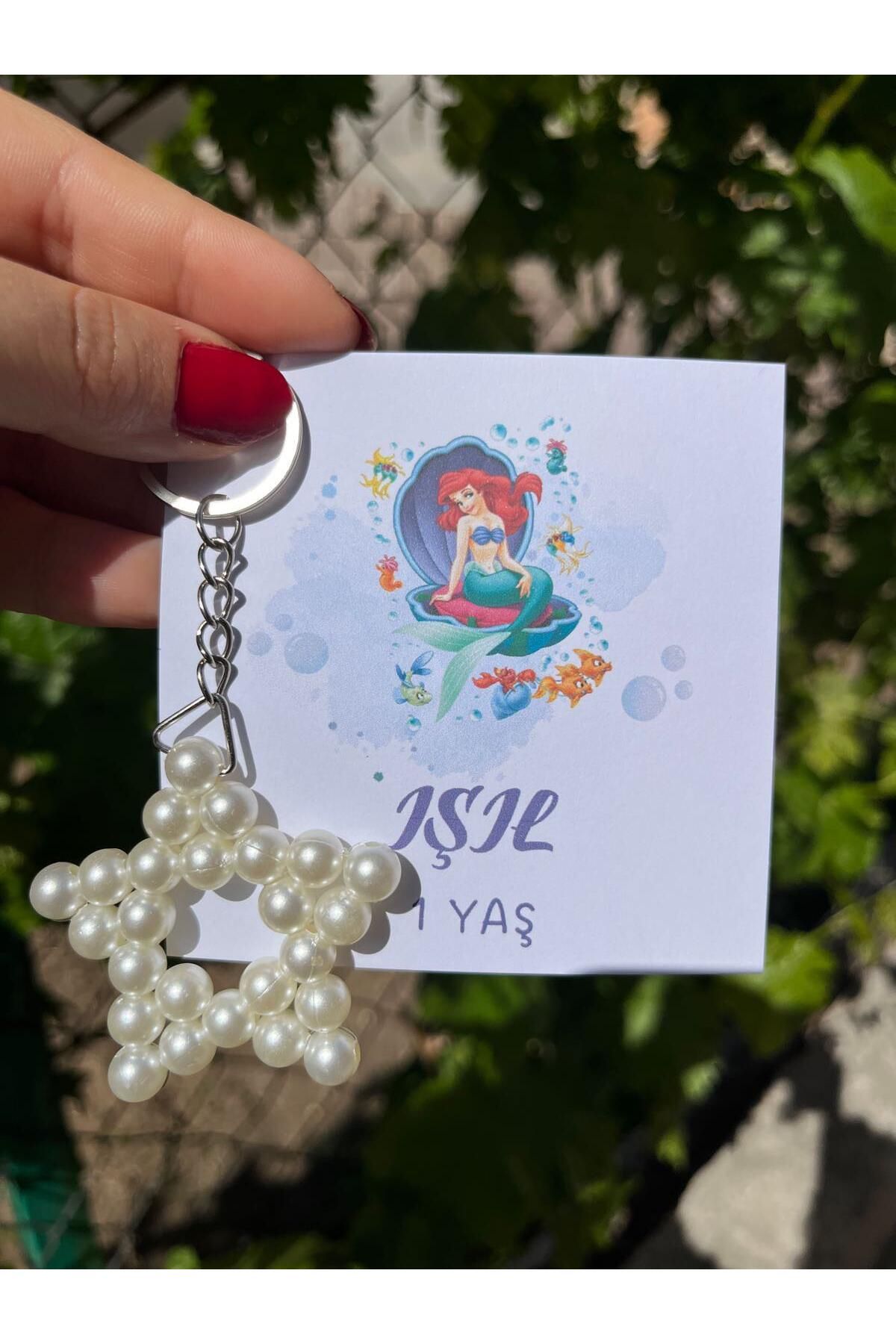 HEN GSM 15 adet inci yıldız anahtarlık nikah düğün hediyelik kına nişan sünnet hafizlik