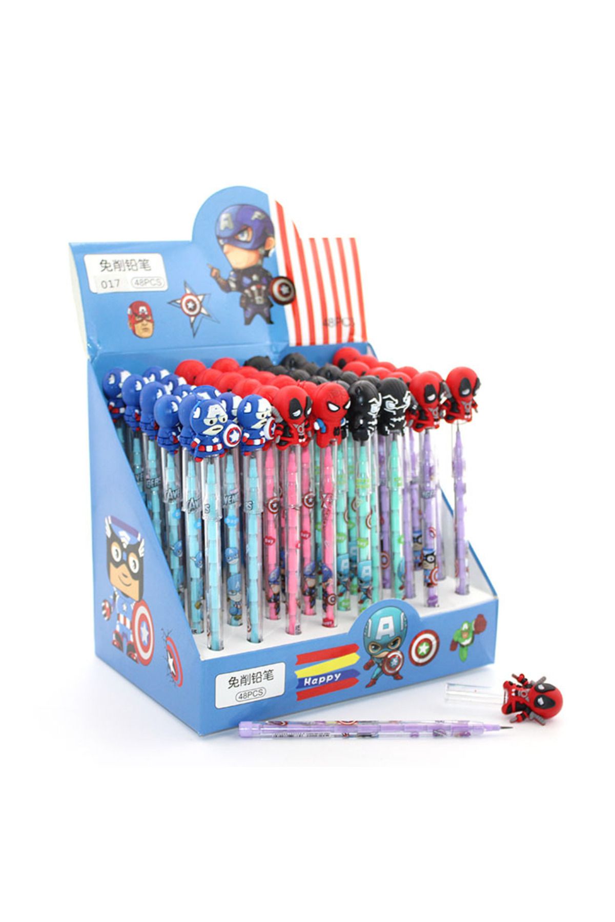 kuzenler store Kahraman Figürlü Yumurtlayan Kalem Model 2