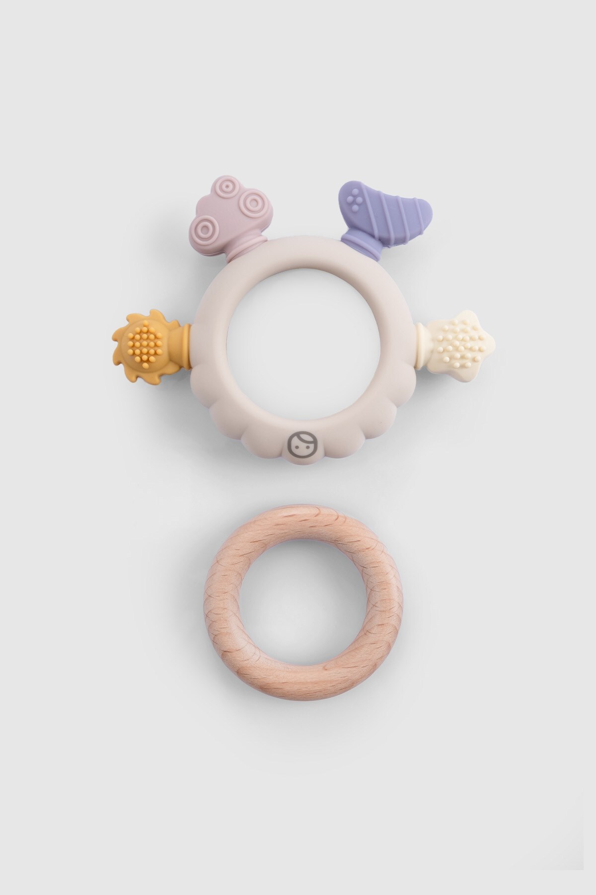 Little Gusto Silikon Ahşap Diş Kaşıyıcı fotoğrafı 3 (önizleme)