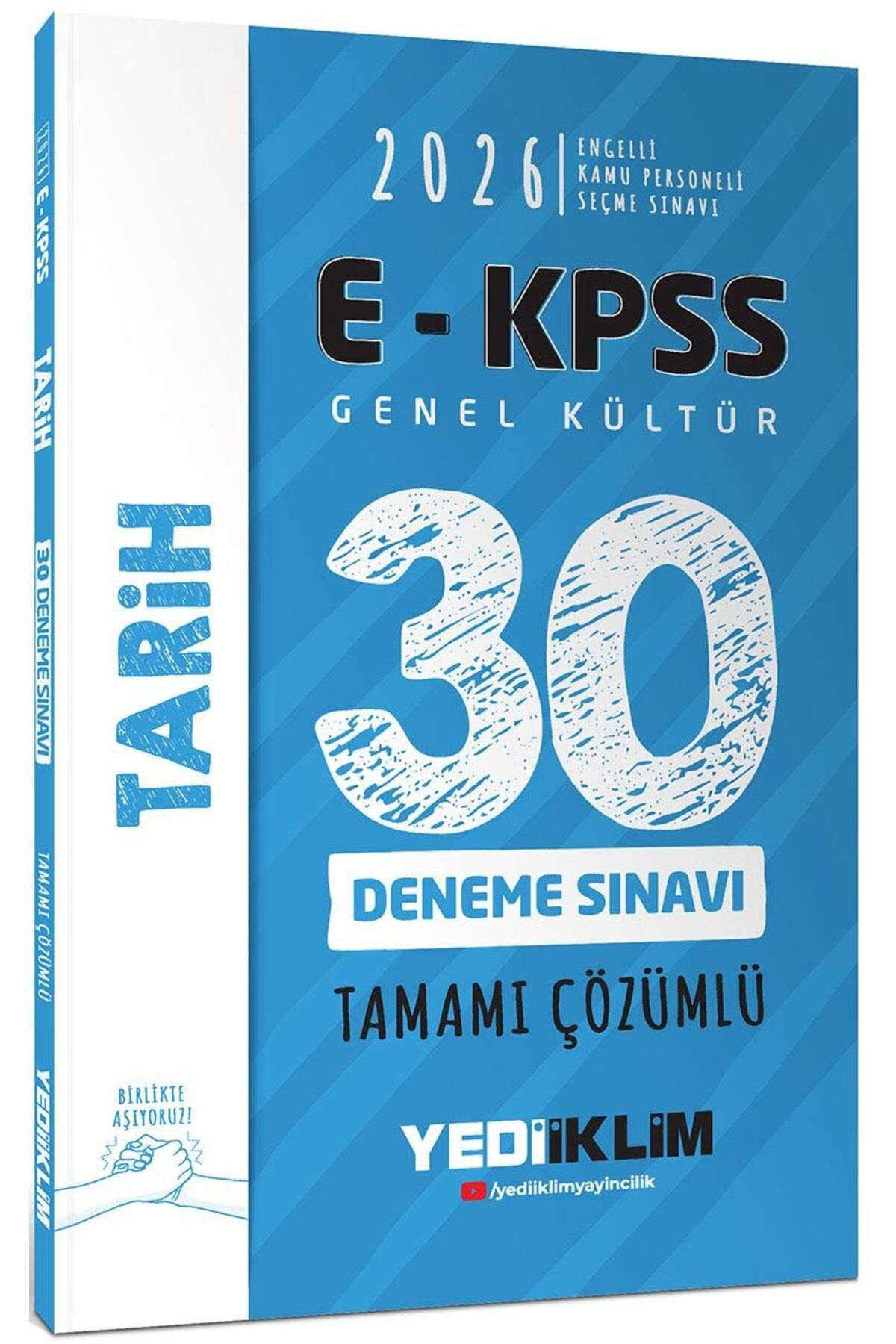 Yediiklim Yayınları 2026 Ekpss Tüm Adaylar Için Genel Kültür Tarih Tamamı Çözümlü 30 Deneme Sınavı