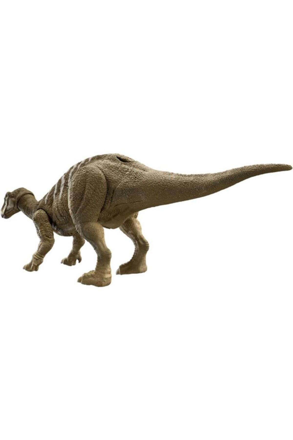 mattel-Jurassic World Dominion Roar Strikers dinosaur figurine, Iguanodon 3