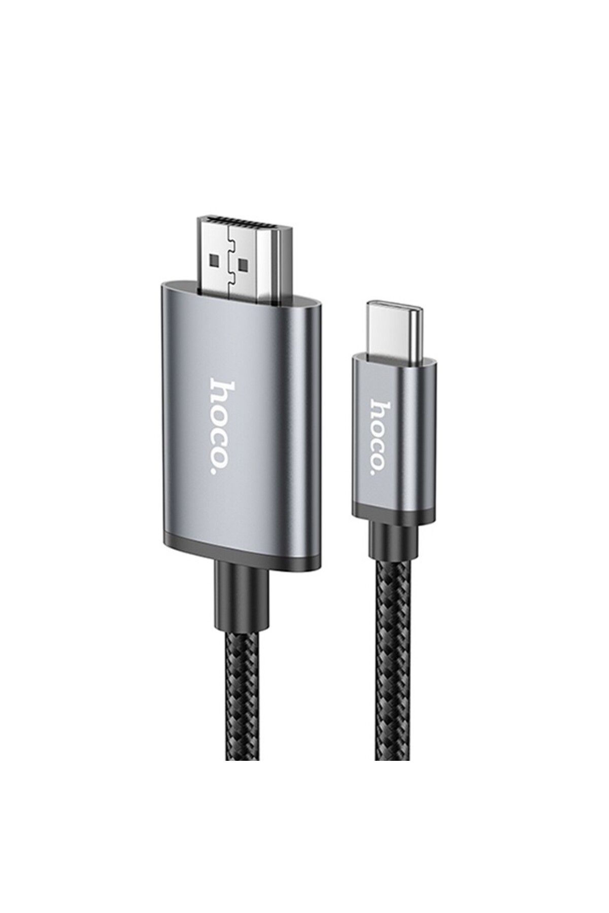 Ally Hoco UA27 Type-c To HDMI HDTV Dönüstürücü Adaptör (4K 30Hz) Kablo GRI