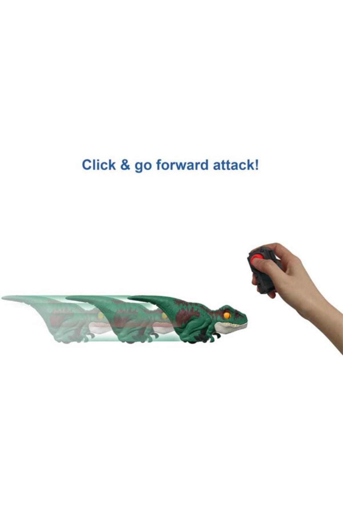 mattel-Jurassic World Dominion Uncaged Click Tracker Velociraptor interactive dinosaur figurine 3
