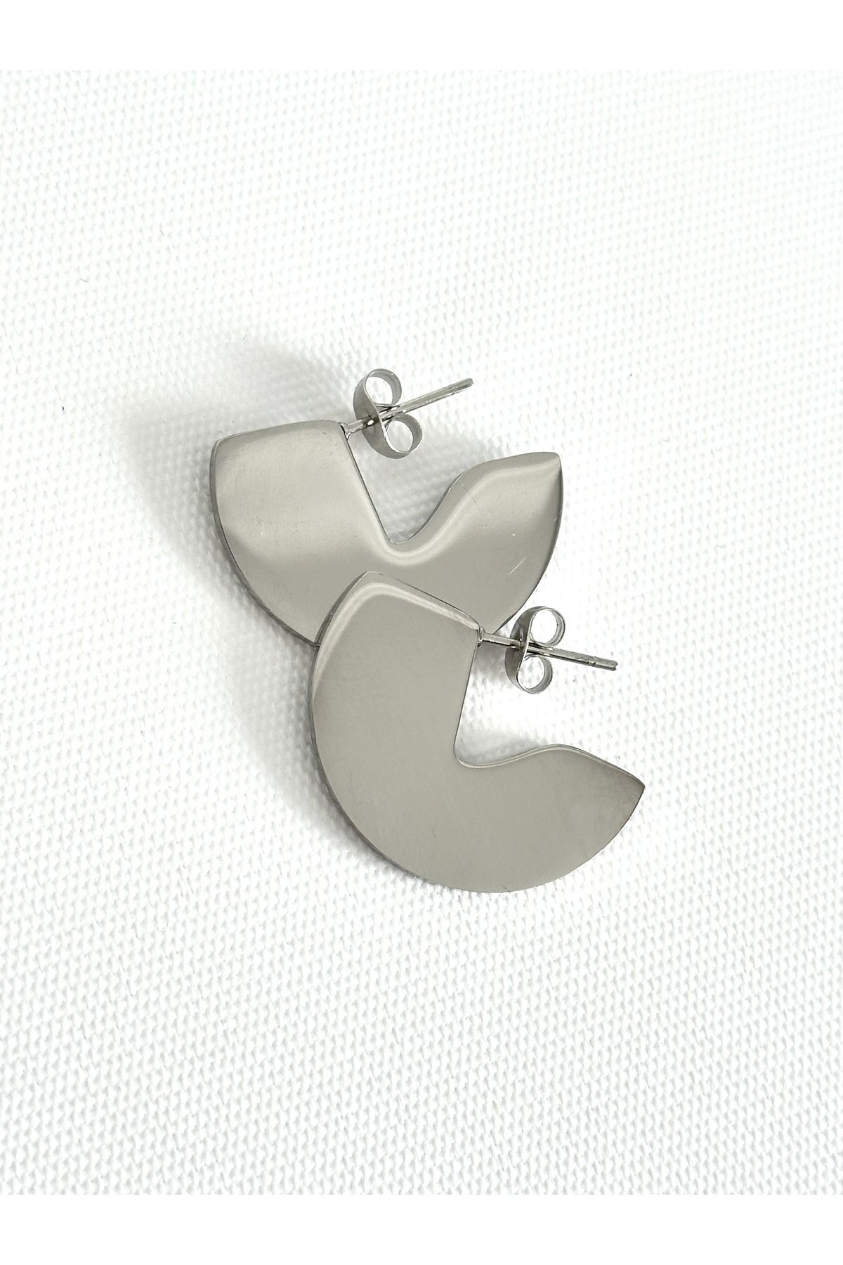 stainles steel Özel Seri 316L Çelik Silver Küpe