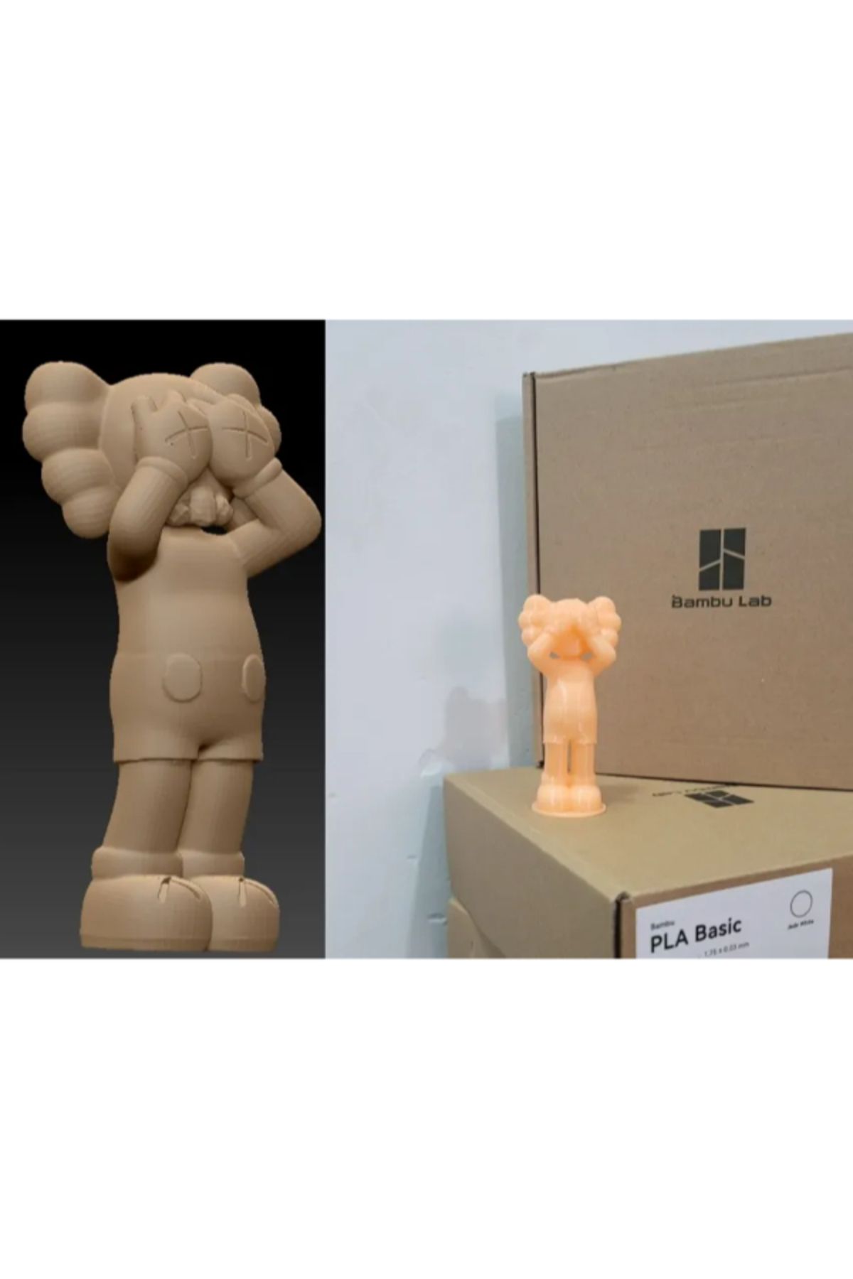 NOMOTHETIC Kaws Companion Bearbrick – Maskeli Figür Modeli