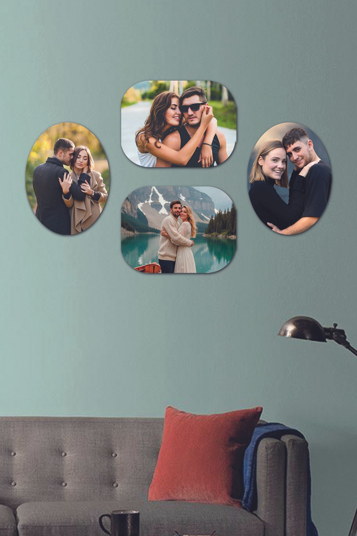 Fotomcity 4 Parçalı Dekoratif MDF Tablo Seti