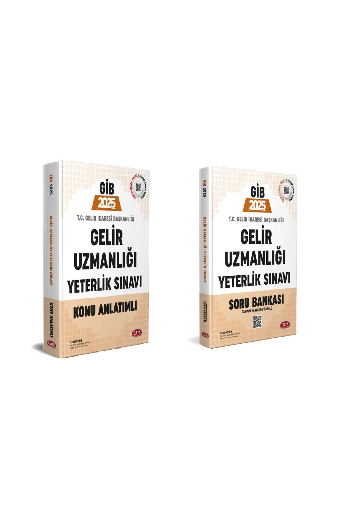 Data Yayınları 2025 Gelir Uzmanlığı Yeterlilik Sınavı Konu Anlatımlı+Soru Bankası 2Kitap.