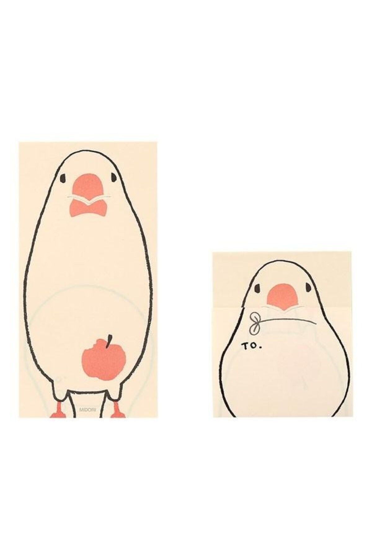 Midori-Secret Sticky Notes - Bird 2