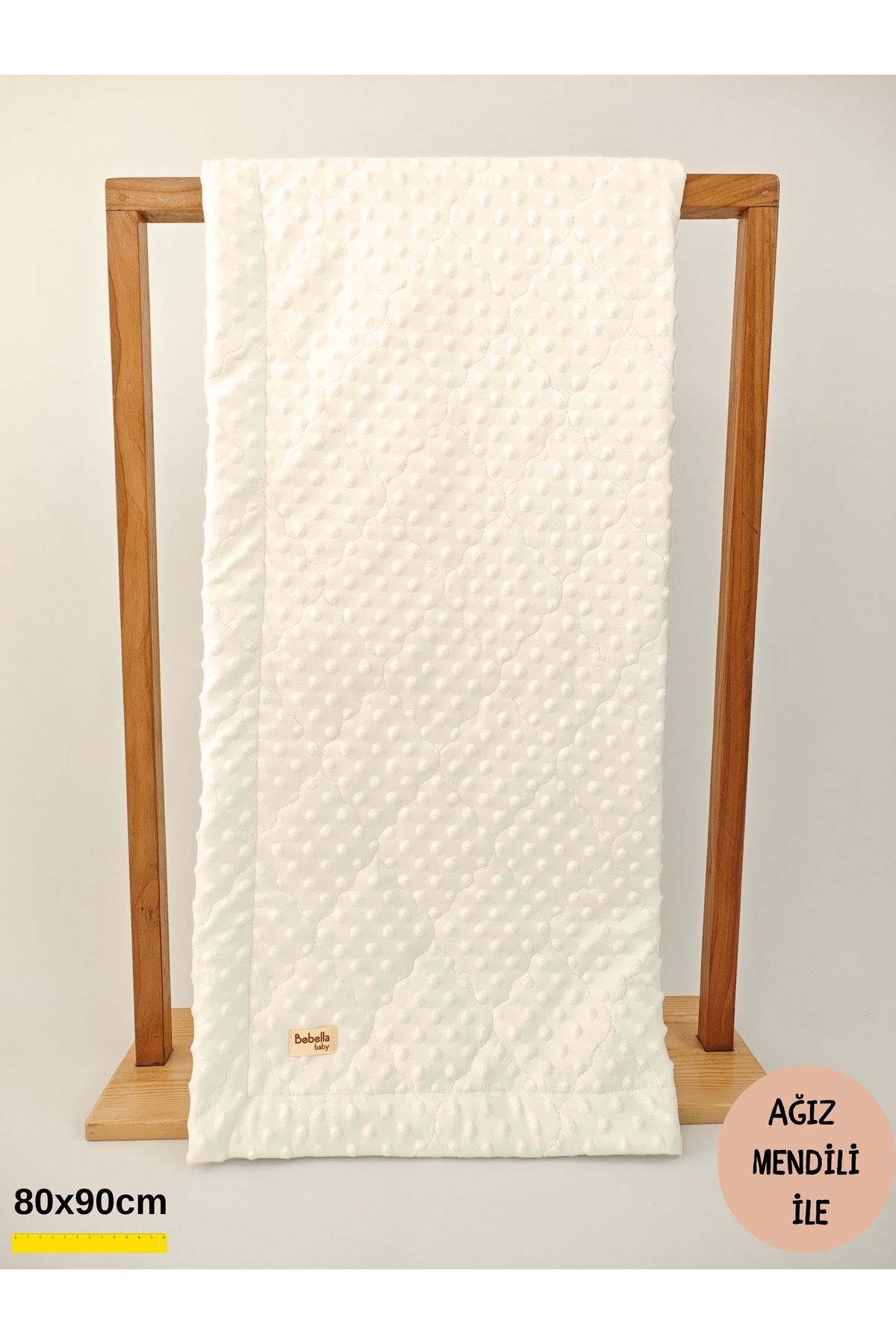 Bebella Kapitone Nohut Bebek Kundak Battaniyesi – Çift Taraflı Mevsimlik / Yenidoğan Hastane Çıkışı 80x90cm