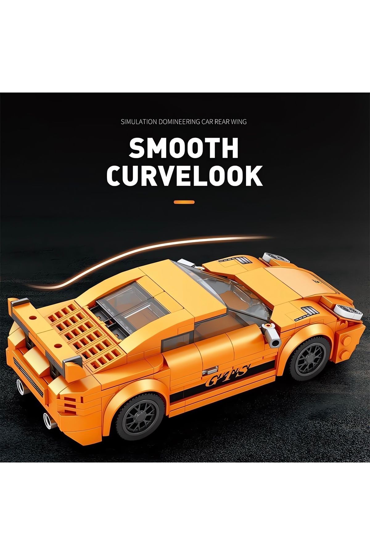 REOBRIX-Porsche 911 Gt3, Technical Block Building Kit (318 Parts) 4