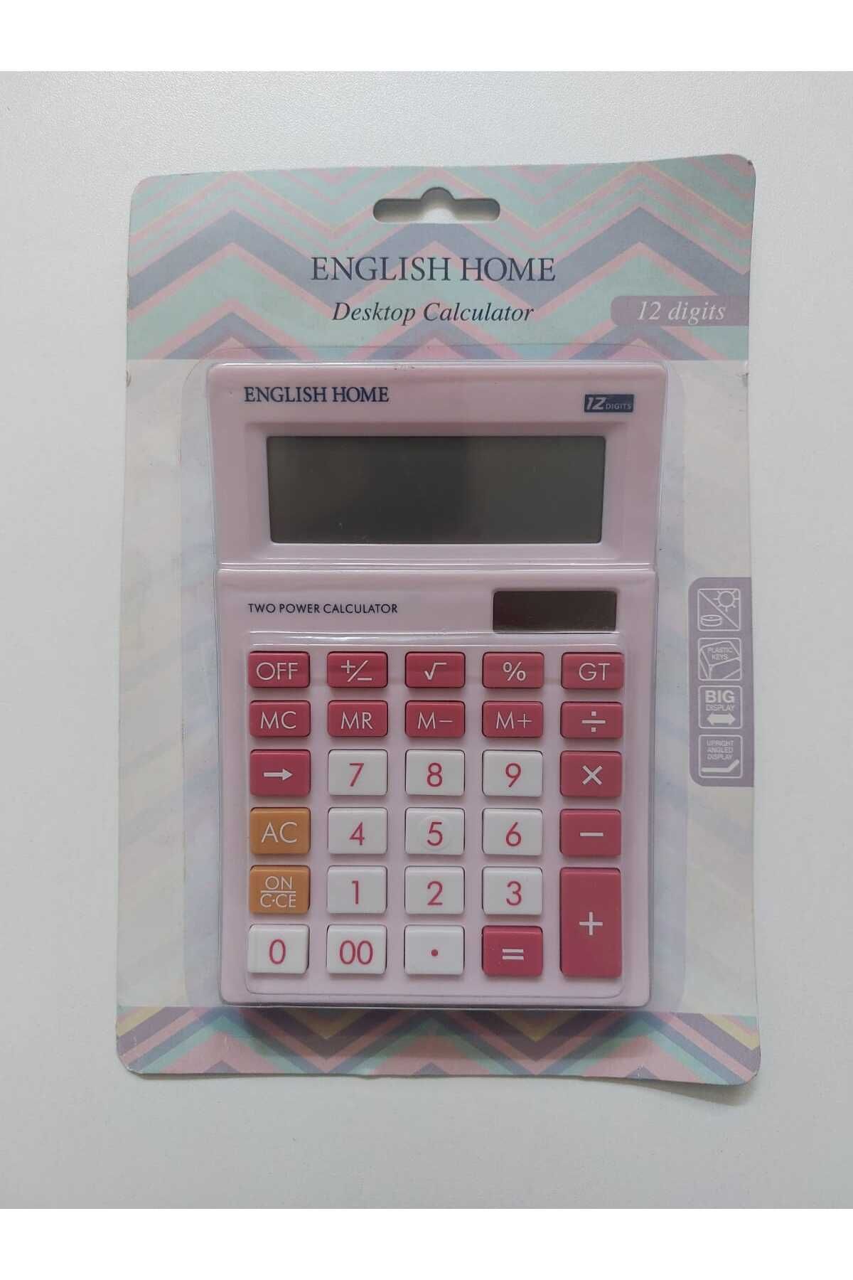 English Home Hesap Makinesi Pembe