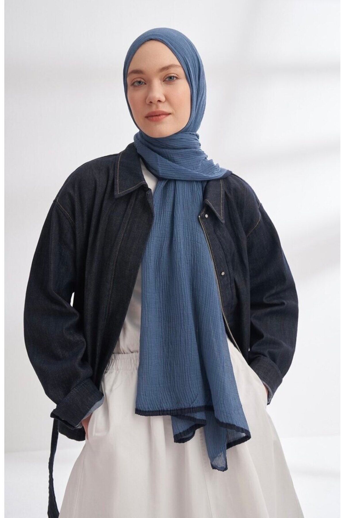 wafira müslin biyeli şal