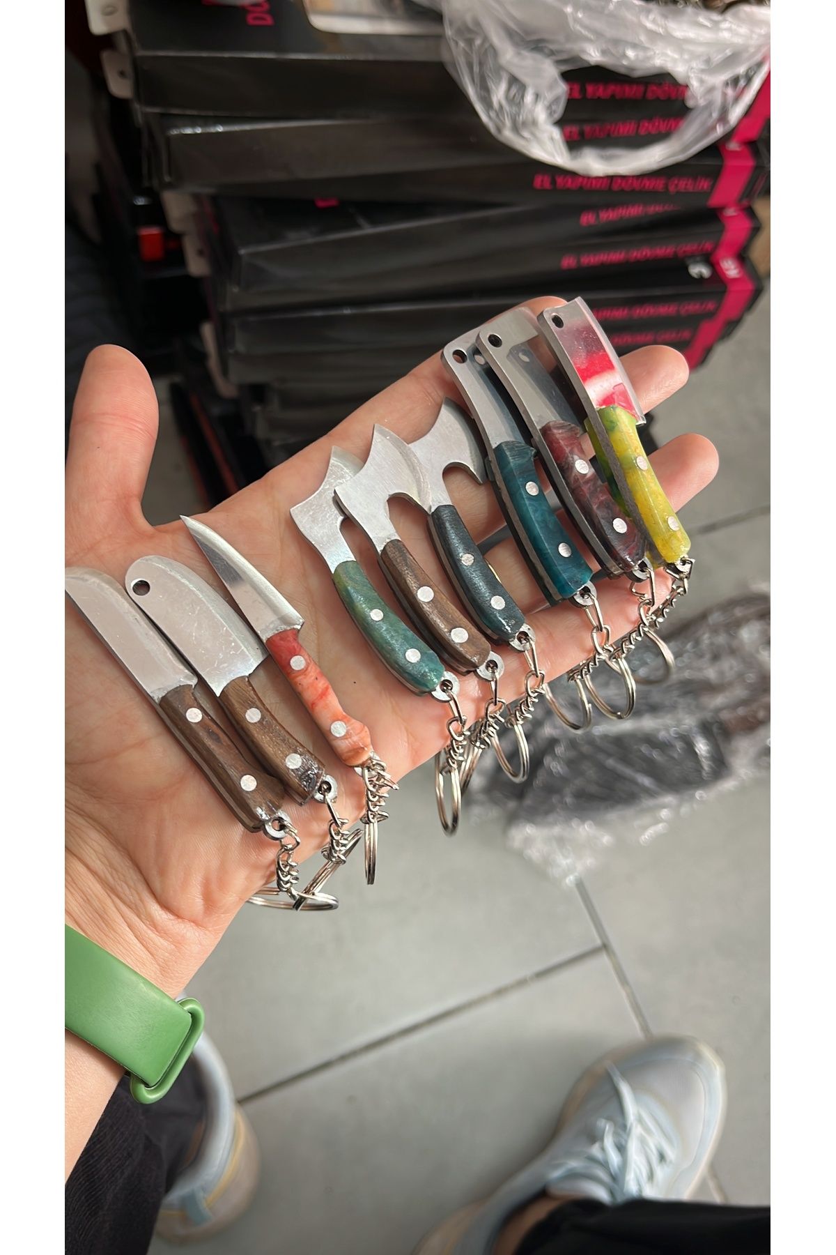 Alpeva Anahtarlık mini bıçak balta
