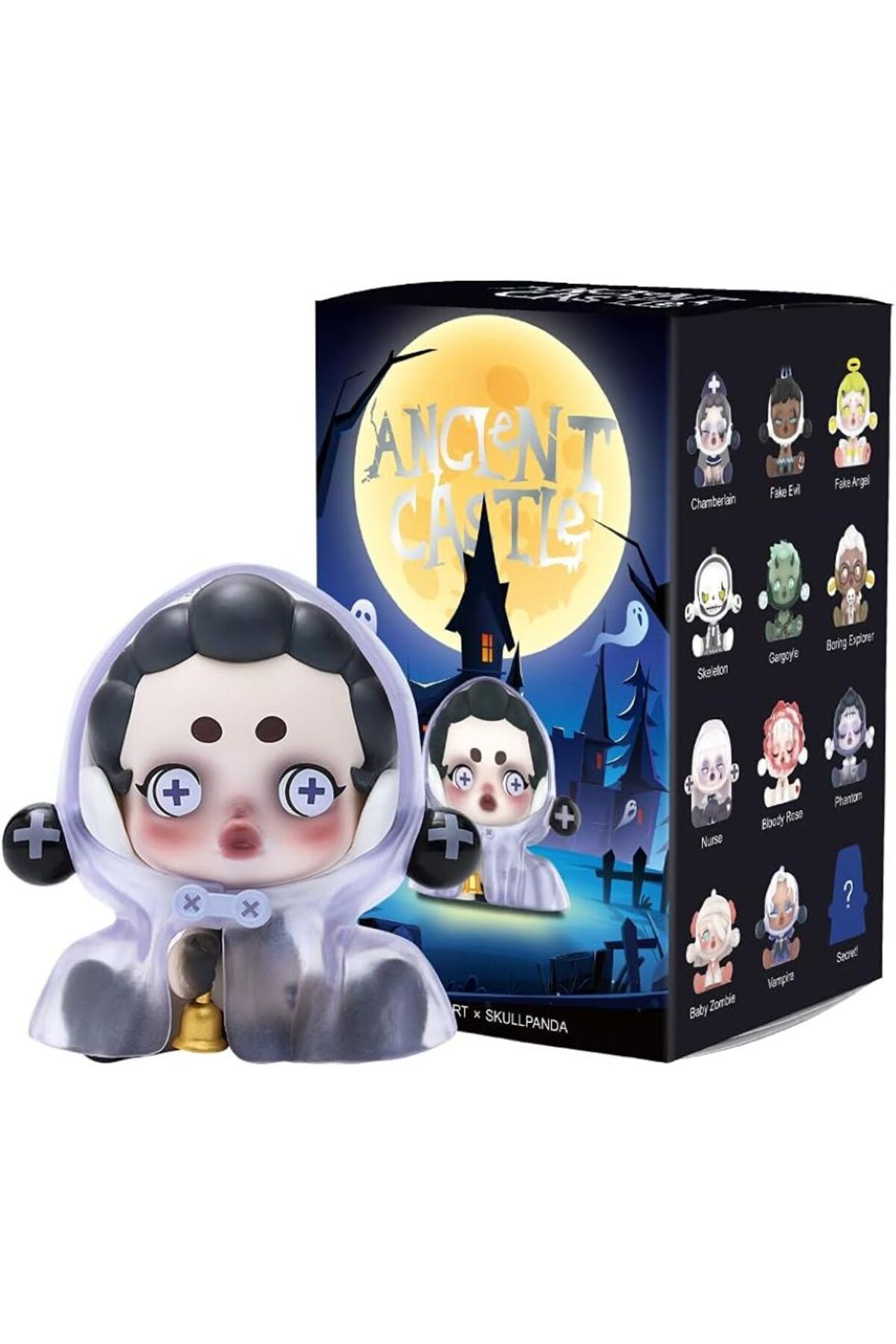 Pop Mart Skullpanda Antik Kale Serisi Figür, 1 Adet Rastgele Koleksiyon Oyuncağı