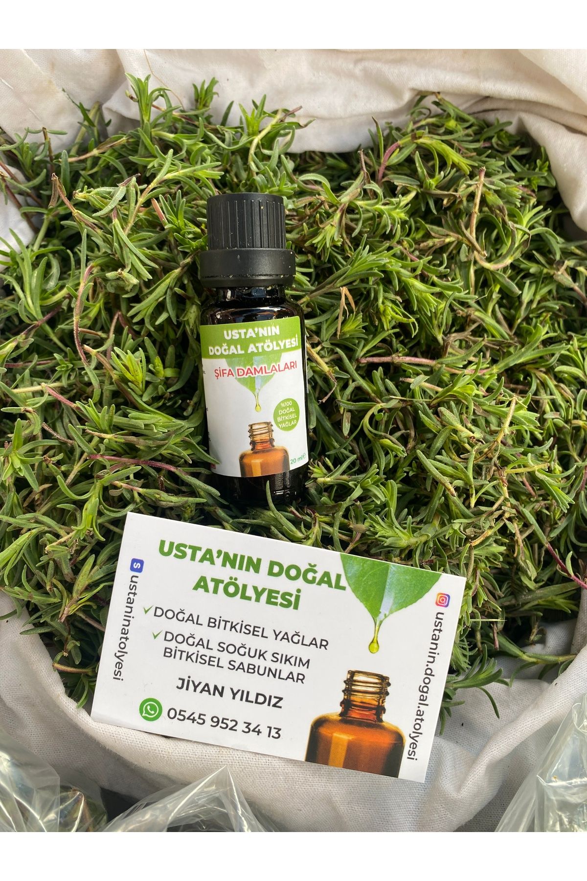 Usta’nın doğal atölyesi Nane yaprağı yağı