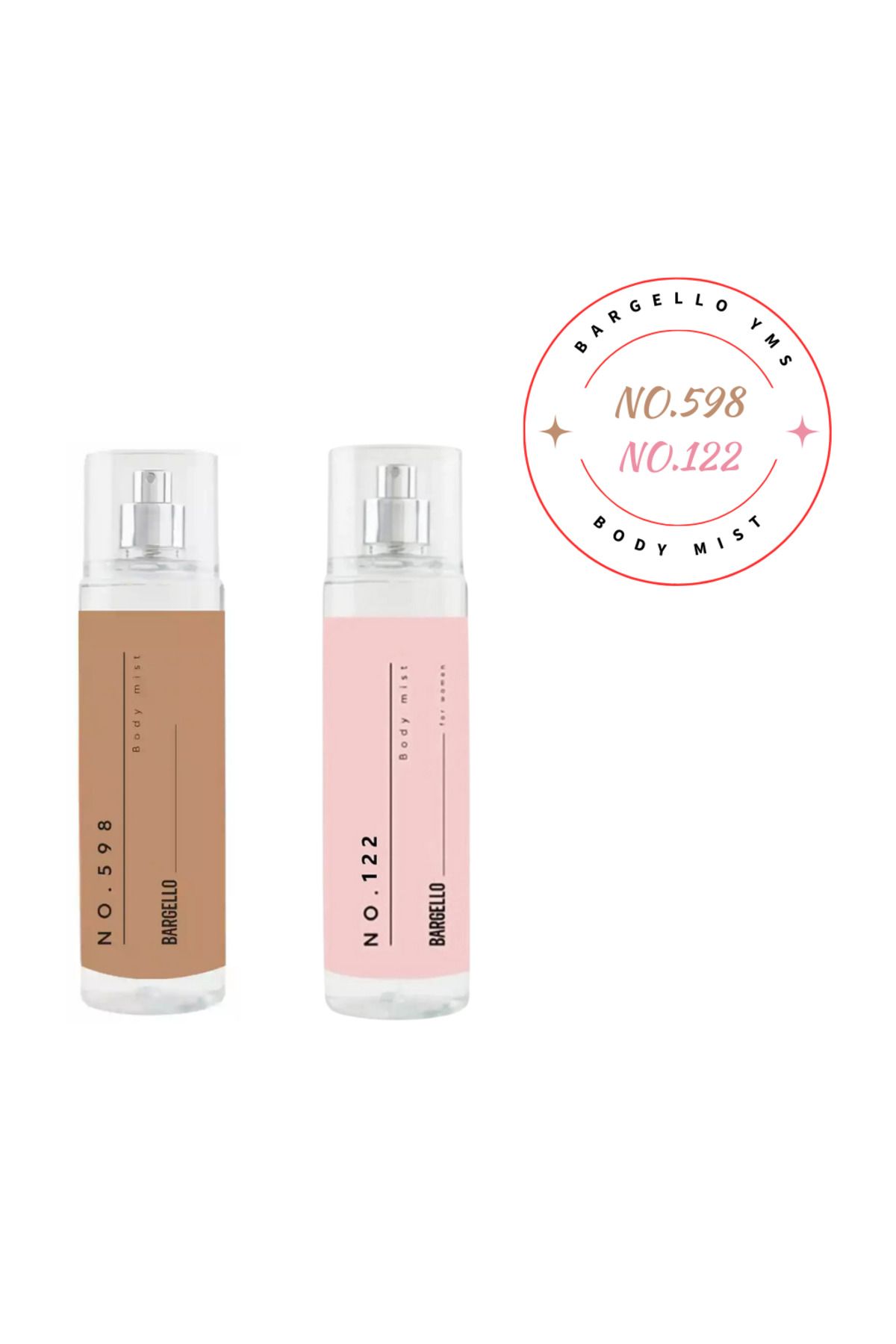 Bargello NO.598 Erkek ve NO.122 Kadın Body Mist
