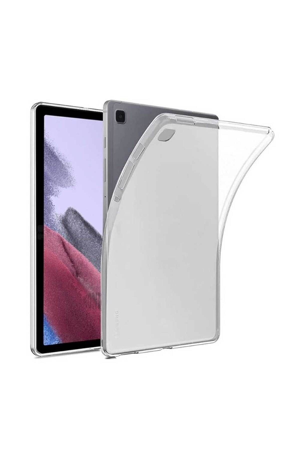 Tekamo Samsung Galaxy Tab A7 Lite SM T220 T225 Uyumlu Şeffaf Silikon Tablet Kılıfı
